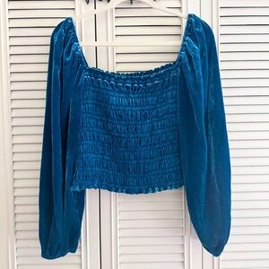 ANTHROPOLOGIE | Velvet Top Size Medium